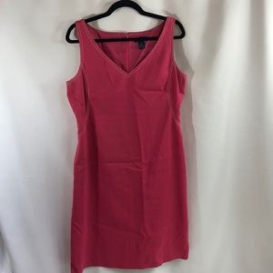 Ann Taylor pink sheath dress 14
